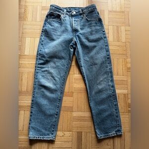 Levi’s 501 Womens Jeans Size 25 26 High Rise Straight Leg Medium Wash